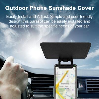 Mobile Phone Sunshade Outdoor Sun Visor Light Reduction Anti-Glare Sunshade UV Protection Universal Smartphone Cover