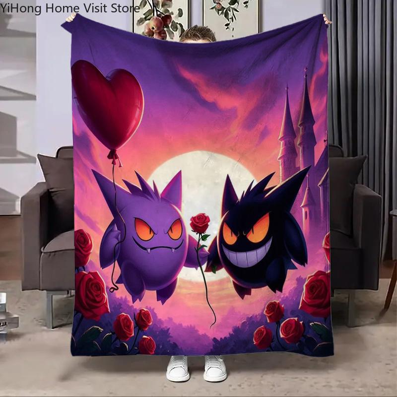 Charizard Pokemon Japan Cartoon Flannel Blanket Fluffy Children and Adults Sofa Plush Bedspread Throw Lunch Blanket for Sofa Bed