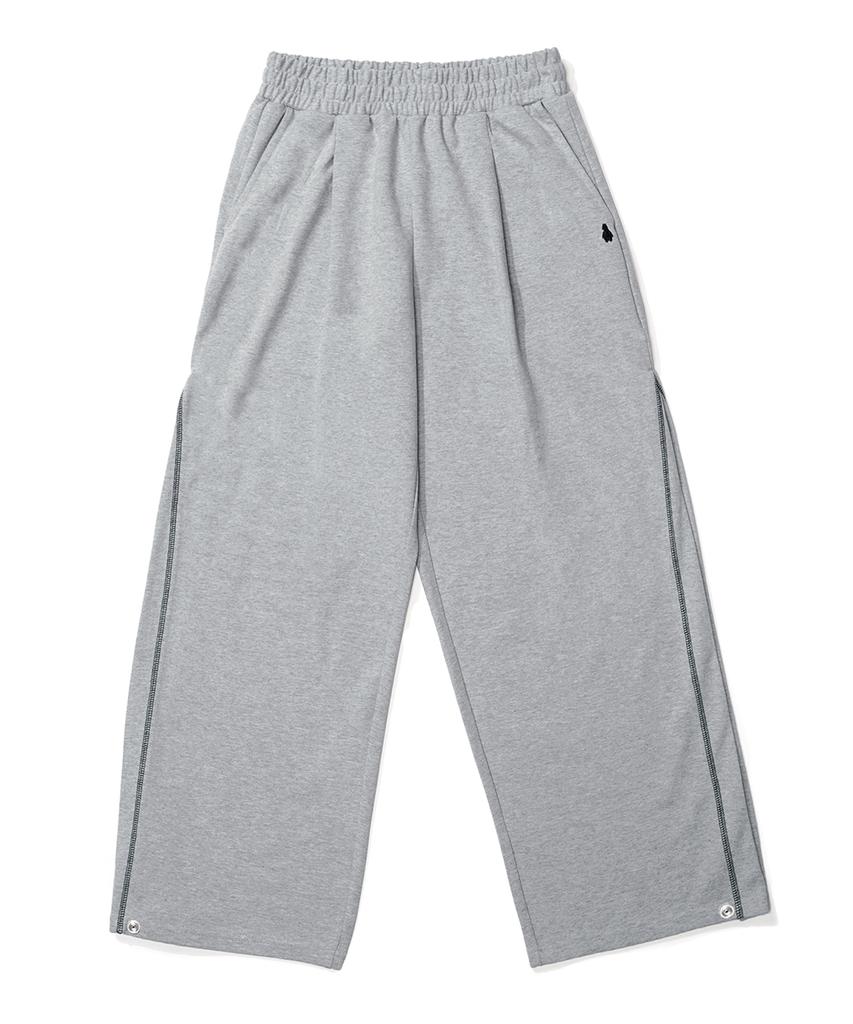 GAKKAI UNIONS Line Snap Sweatpants Gray