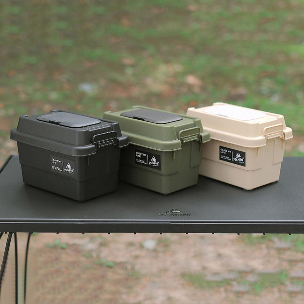 Multifunctional Outdoor Storage Box 1.1L Portable Napkin Paper Tissue Storage Case Moisture-Resistant for Camping Hiking Travel