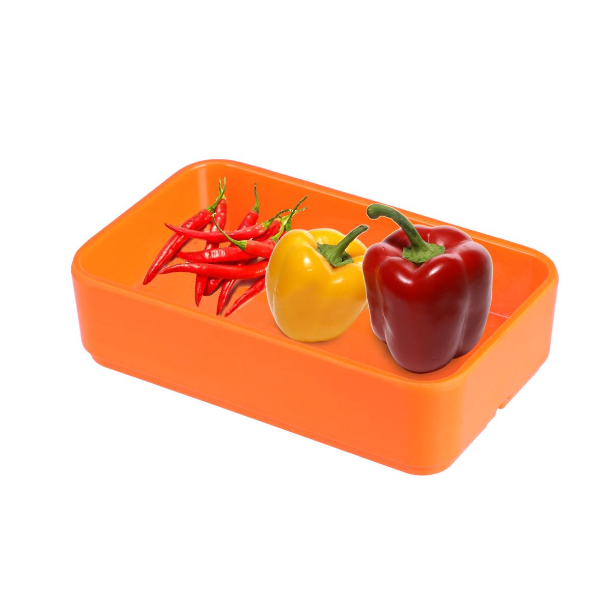 Прямоугольная melamine сервировочная тарелка, посуда пищевого качества, ударопрочная, глянцевая, элегантная, тарелка для барбекю, пластик оранжевый