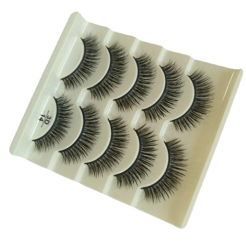 3D14 Long & Thin Natural Handmade False Eyelashes