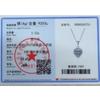 6.5mm Heart Cut Halo Moissanite Pendant Necklace S925 Sterling Silver For Women