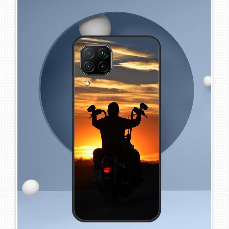 Moto Bike Motocross For Huawei Nova Y72 Y90 Y61 Y91 Y60 Y70 12s 12i 11i 8i 9 10 SE P20 P40 Lite P60 P30 Pro Case