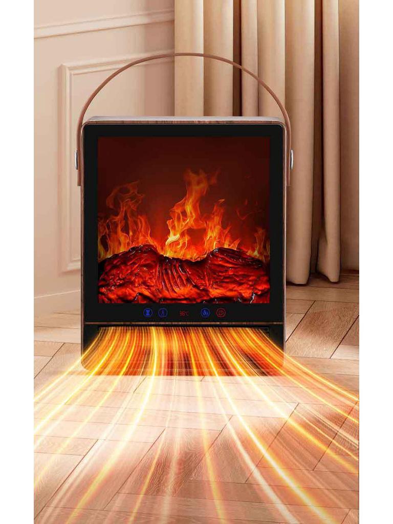 Tragbarer Tischheizer mit elektrischer Flammensimulation von Camel