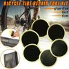 10 Stück Fahrradreifen-Reparaturflicken, klebefreier, schnell klebender Reifenschutzflicken für Mountainbikes, Rennräder und Innenreifen-Reparaturpads