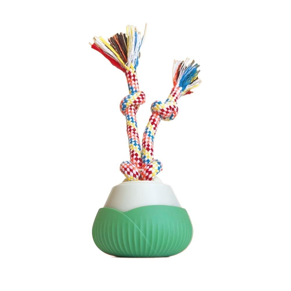 

Интерактивный мяч для собаки с самоигрой, вращающийся, двигающийся, игрушка для кошки, автоматический катящийся мяч, игрушка для дома, для помещения зелёный