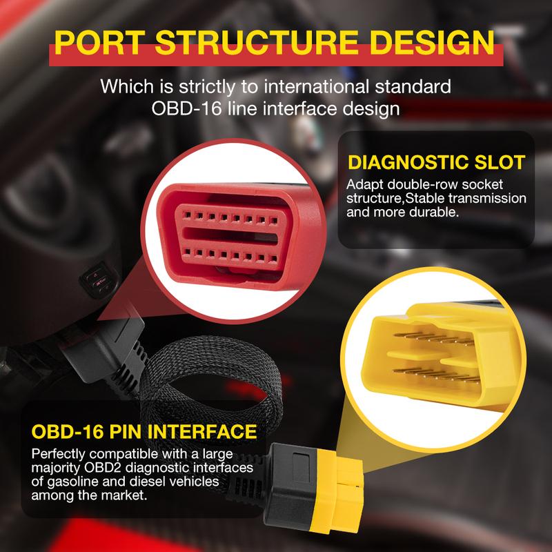 Univerzální OBDII 16Pin Prodlužovací Kabel Vozidlo Automobily OBD2 Samec na Samici Prodlužovací OBD Diagnostický Kabel pro Auto