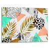 GLASS CUTTING BOARD 52x40 FLOWERS