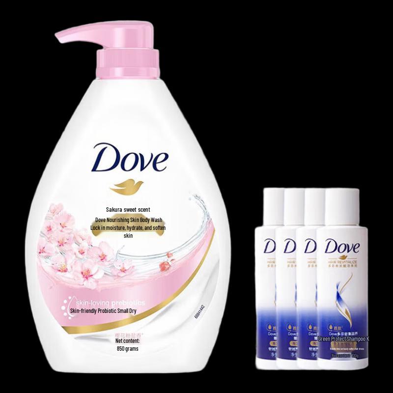 

Dove Cherry Blossom Nourishing Shower Milk & Shampoo Set