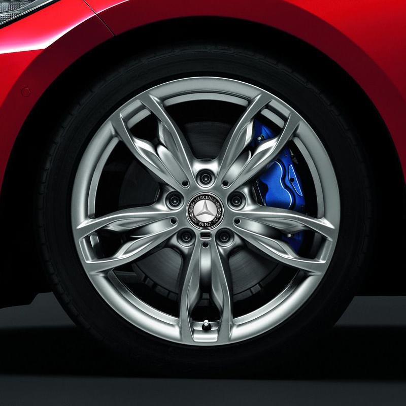4Pcs Car Wheel Center Hub Cap Car Rims Dust-proof Cover Hubcaps For Mercedes-Benz AMG GLC GLK W211 W221 W220 W163 W164 W203 W204 A B C E S SLK Class