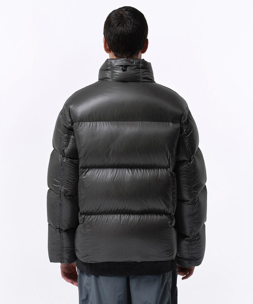 Musinsa Standard [City Leisure] Sheer Ripstop Double Pocket Down Short Padded Jacket [Grey]