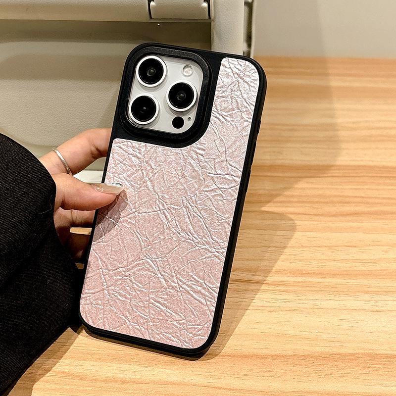 Simple and High-end Mobile Phone Case for IPhone17promax Leather Light Luxury for Apple 16plus Men and Women Hard