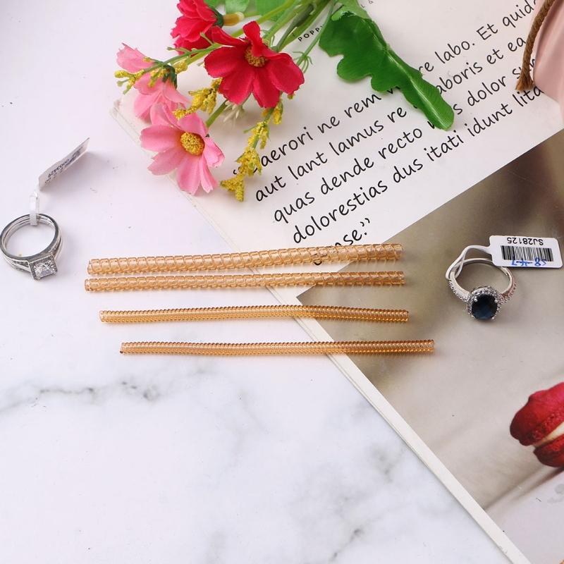 12 Pièces Ajusteurs de Taille de Bague Invisibles Garde Clip Invisible Redimensionneur Anneau de Garde Transparent Sizer Convient aux Hommes Femmes