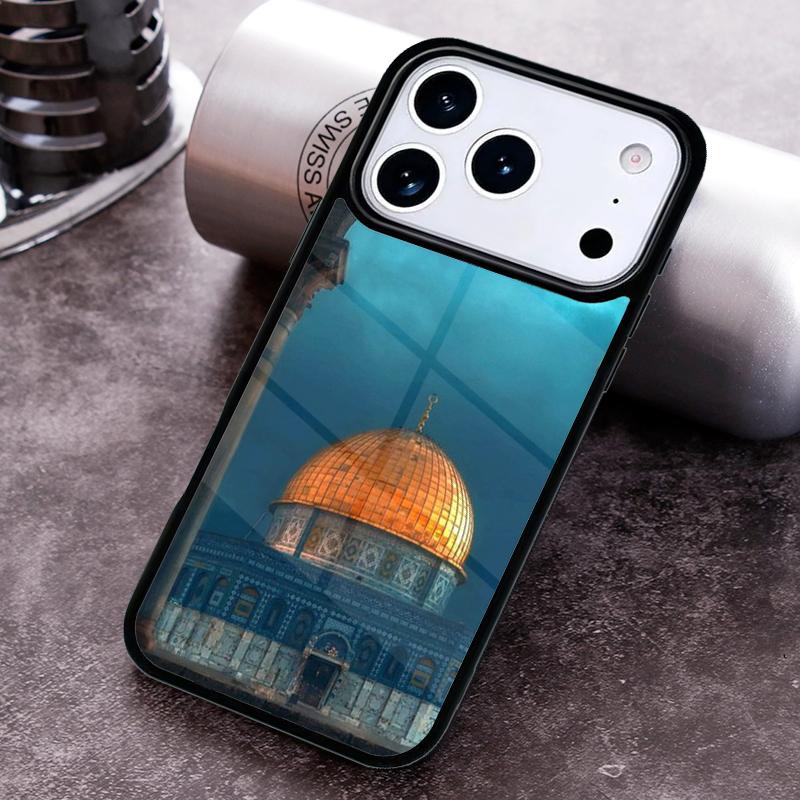 Arabic Muslim Mosque Building Phone Case For iPhone 17 16 15 14 13 12 11 Pro Max Plus 17Air Soft Silicone Cover