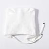 Solid color Angora long rabbit hair lace-up cat ear hat warm wool hat knitted hat windproof ear protection