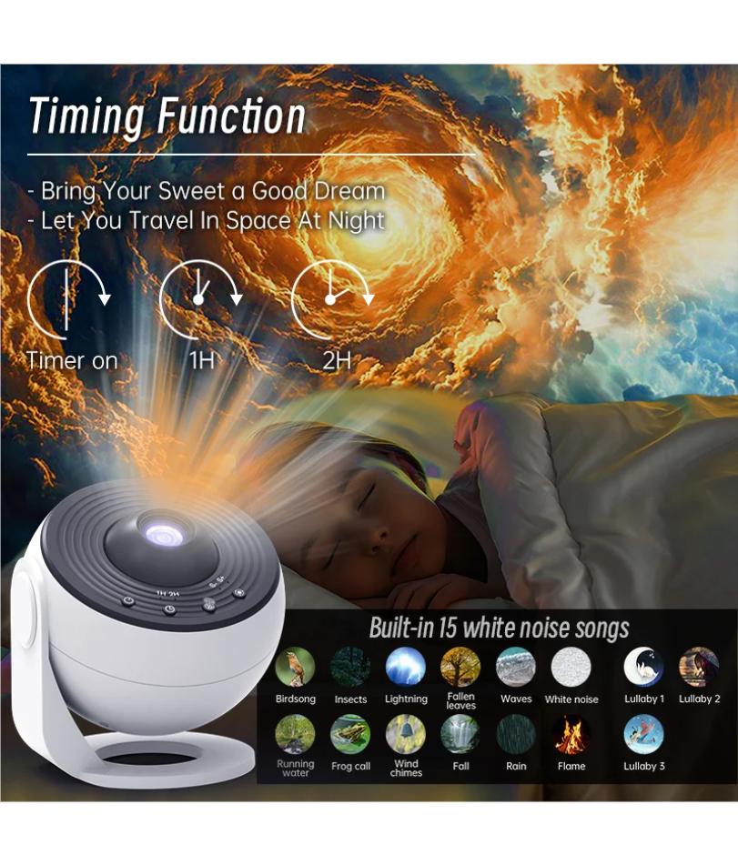 Star Projector Galaxy Night Light HD Lmage Disc Upgraded Planetarium Projector With Remote Control Bluetooth Function For Room