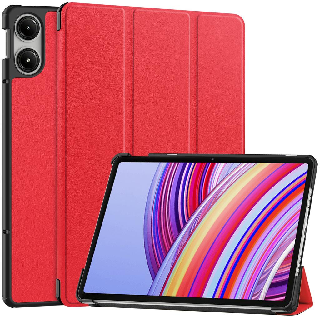 Tablet Case for Xiaomi Redmi Pad Pro/Redmi Pad Pro 5G/Poco Pad Tri-Fold Stand Leather Cover