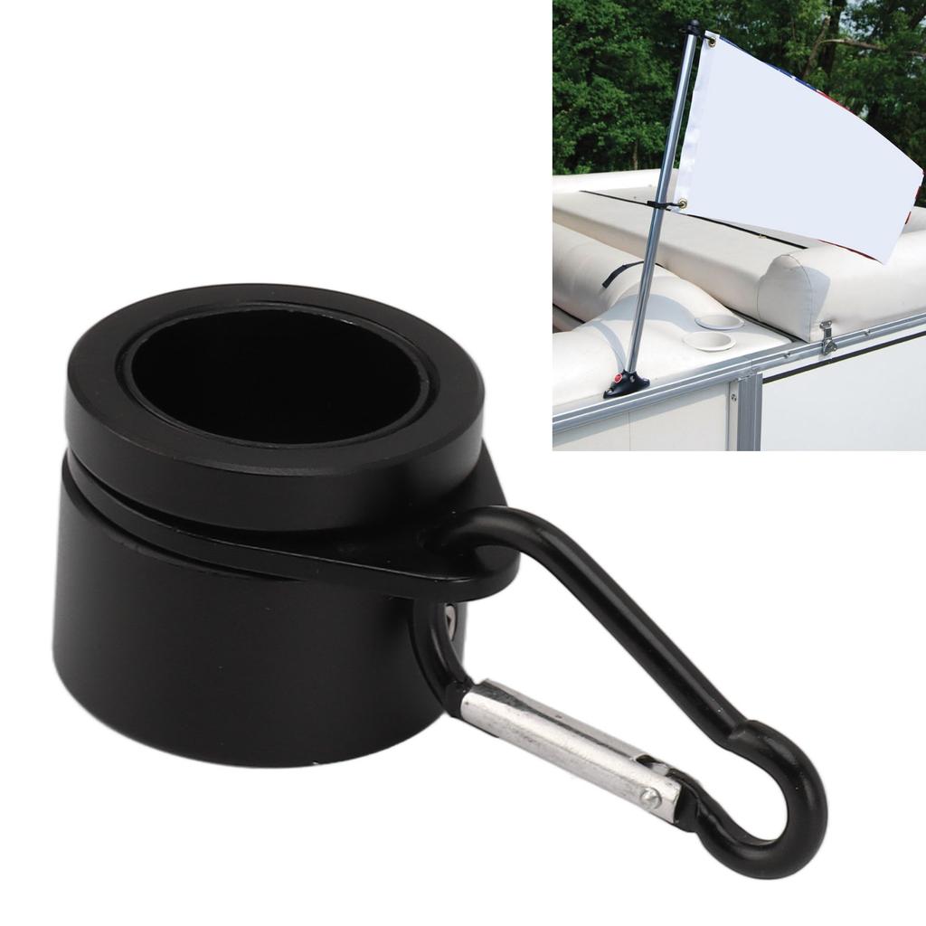 Kit 2 Pezzi G3Celsius4 Asta Portabandiera in Lega di Alluminio Rotante a 360 Gradi Kit di Fissaggio Anti-Avvolgimento per Asta Portabandiera
