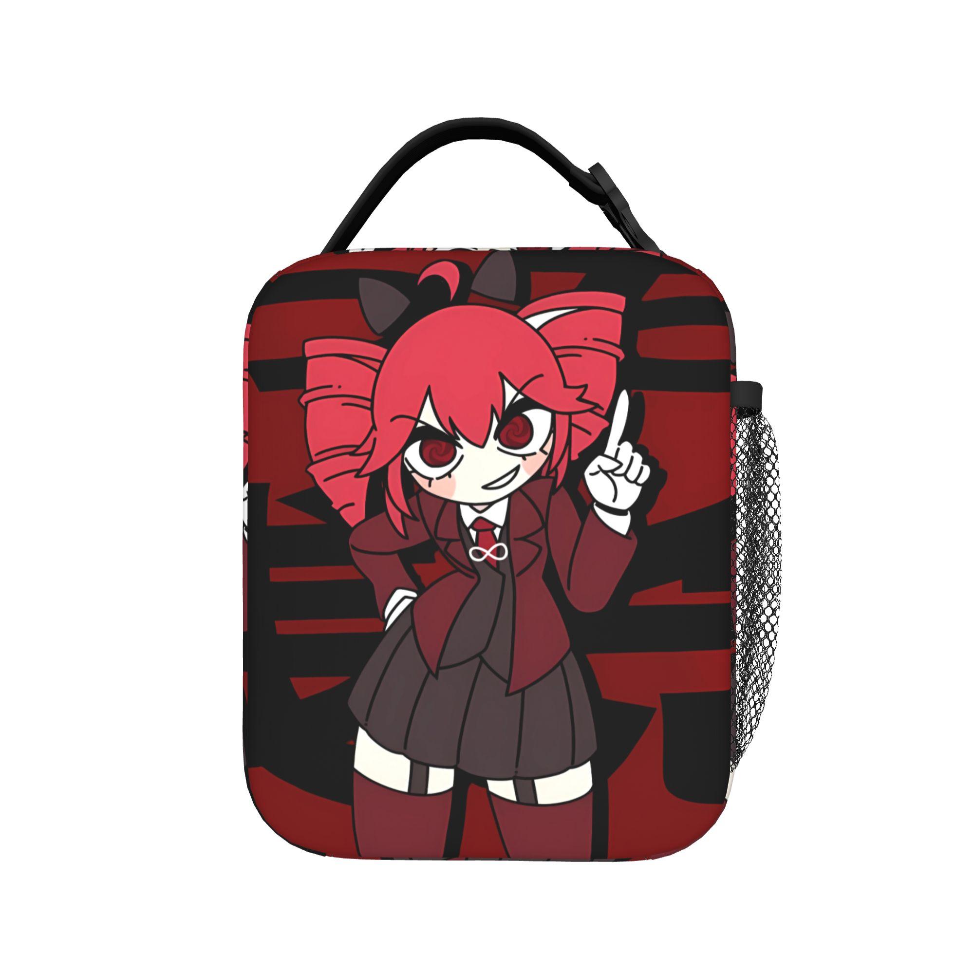 Kasane Teto Cheer Portret Schattige Lunchtas Kantoor Draagbaar Geïsoleerde Lunchbox Voor Kind Waterdichte Print Koeltas One Size