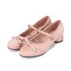 Barbara Leather Round Ribbon Mary Jane Pumps 3.5cm 2colors Bbj116