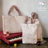 Shoe Bag Sanrio Kids Handbag for Lessons and Lessons [panpantutu] [Panpantutu] (Hello Kitty) Girls'