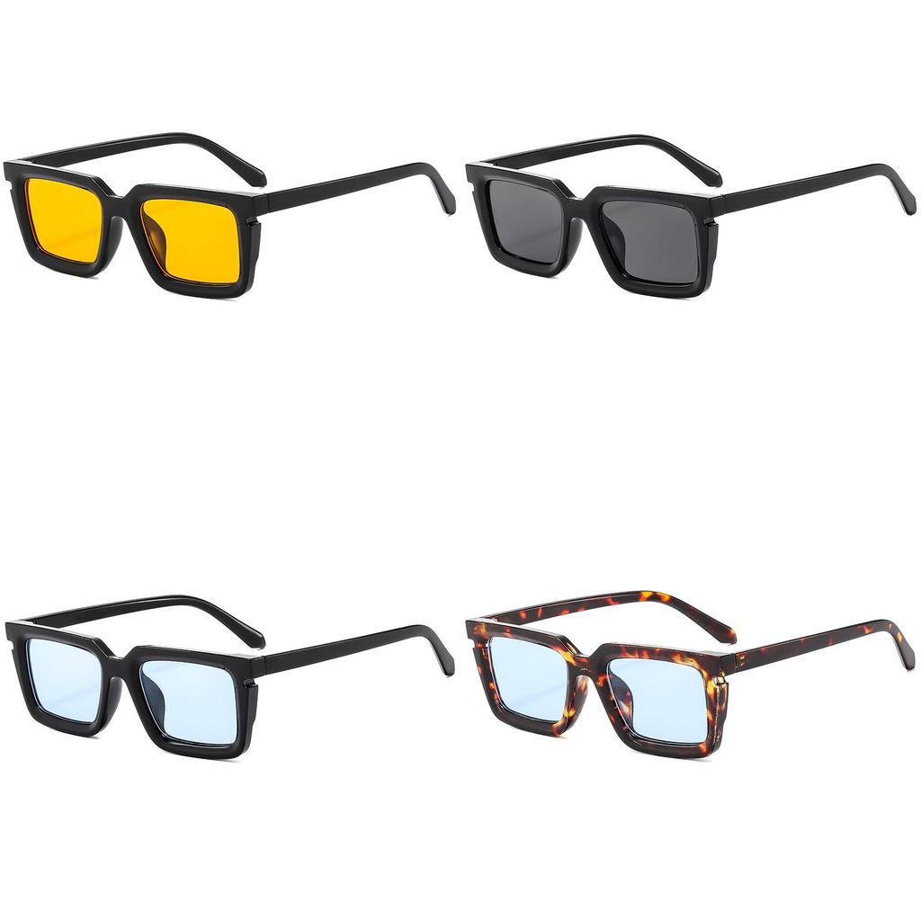 Trendy Square Frame Sunglasses For Women Uv Protection Stylish Outdoor And Travel Accessory