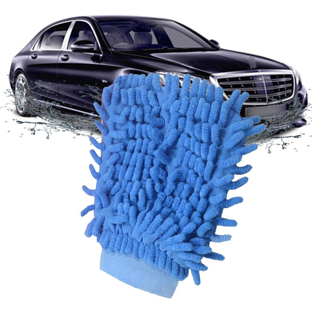 Car Wash Towels Microfiber Chenille Car Cleaning Towel Mitt Glove Soft Drying Cloth Hemming Wash Towel Water Suction Clearner