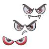 Cartoon Design Eye Patches Personalized Lawn Patch Reflective Eye Decoration Indoor Outdoor Use Versatile Decorative Use