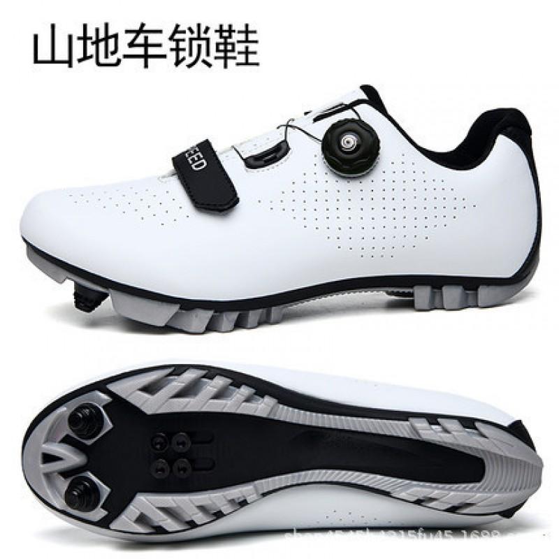 Unisex Road Cycling Shoes With Cleat Compatibility MTB Gravel Bikes Breathable Locking Pedal