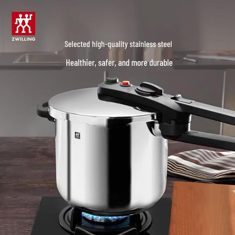 Zwilling 6L Stainless Steel Explosion-Proof Pressure Cooker