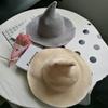 Vintage Halloween Women Witch Hat Costume Cotton Yarn Hat For Party Cosplay Masquerade Hat Festival Decoration Accessories