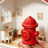 Highly Detailed Scale Fire Hydrant Weathered Finish Scene Accessories  Cityscape Decoration