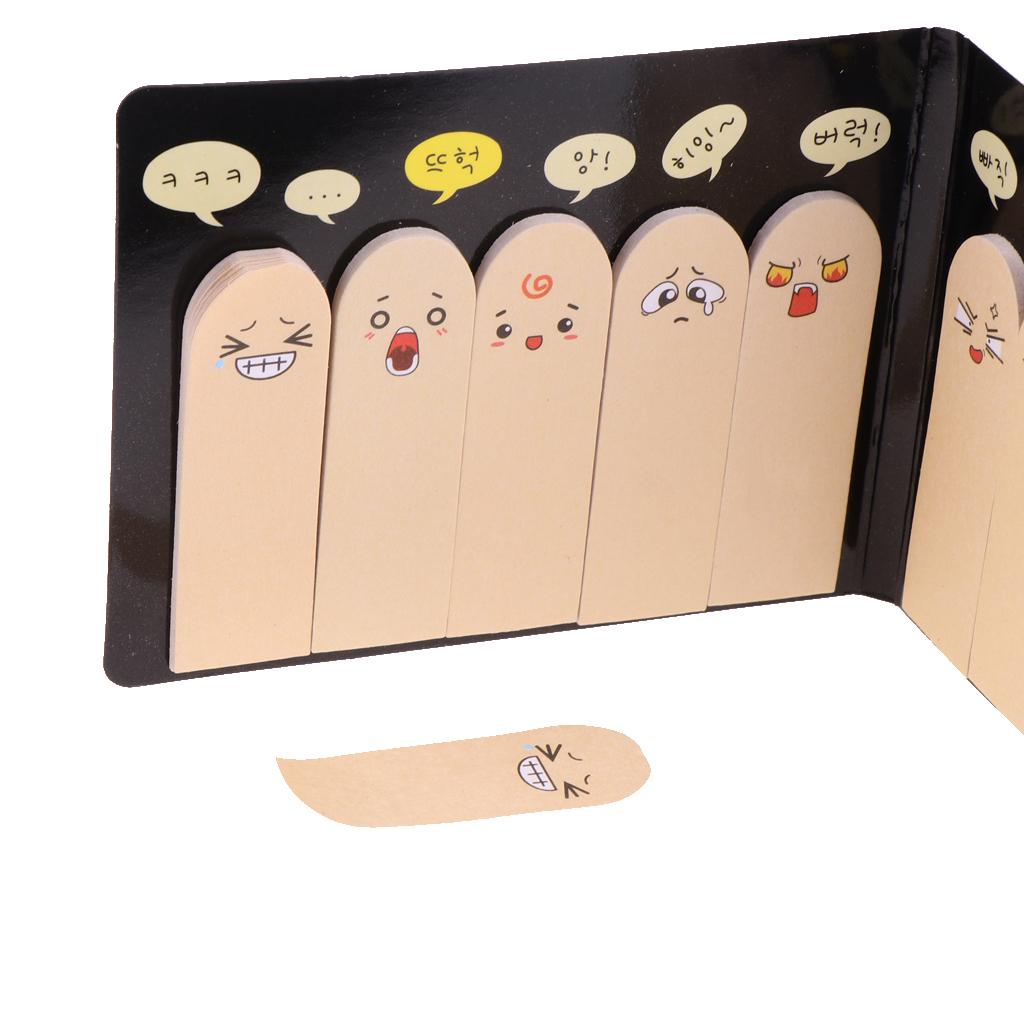 Buy 5 Pieces Creative 3D Finger Memo Pad Sticky Notes Office School ...