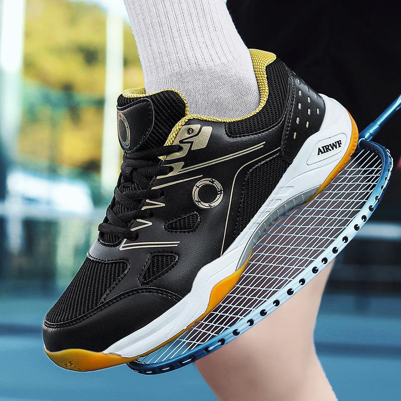 

Badminton shoes for men and women, shock-absorbing, breathable and wear-resistant professional sneakers, youth non-slip sports training shoes, tab 45