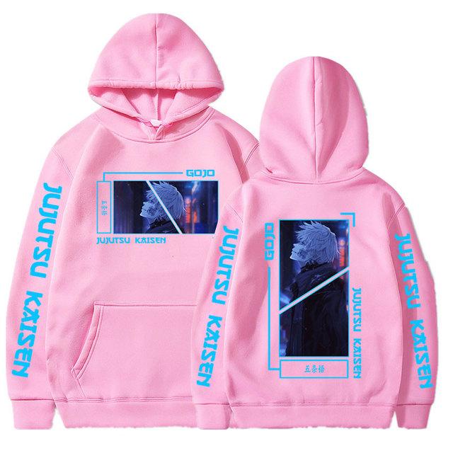 Hanorace cu glugă cu glugă cu mâneci lungi, cu glugă, cu mâneci lungi, cu glugă, cu mâneci lungi, cu glugă japoneză, cu imprimeu Gojo Satoru