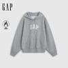 GAP Women's Fleece-Lined Logo Terry Hooded Pullover Sweatshirt
