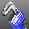 Heavy Duty Pipe Wrench Plumber Wrenches Straight Plumbing Wrench Tight Bite Without Slipping Easy To Adjust and Disassembl