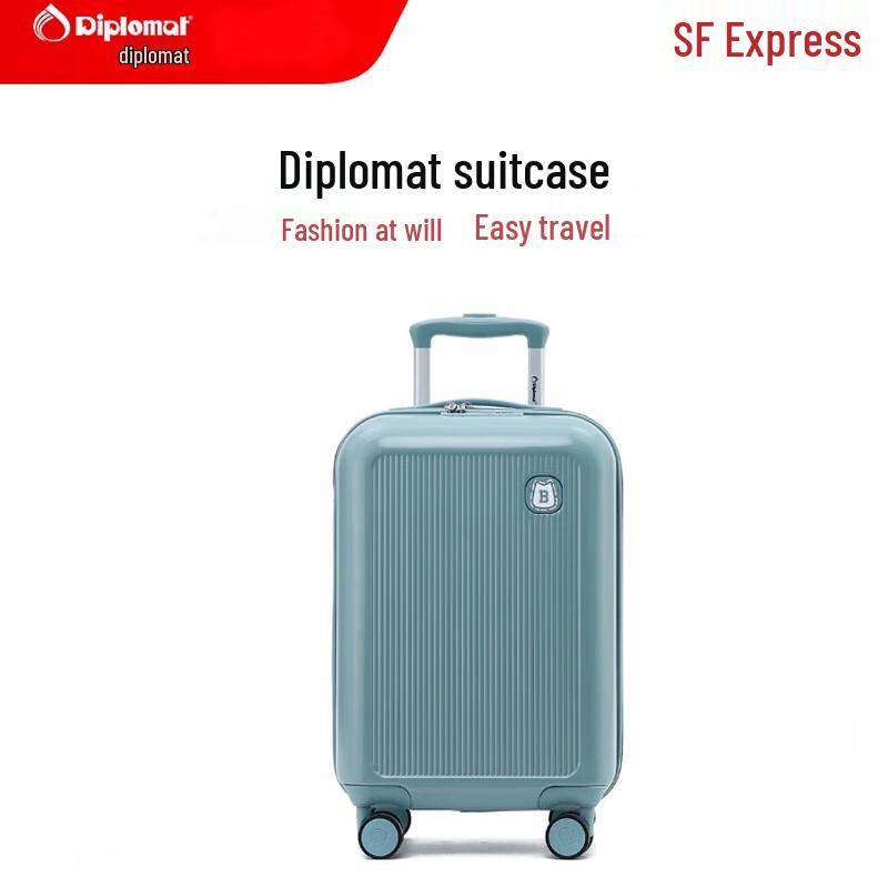 Diplomat 18-inch Carry-On Spinner Suitcase