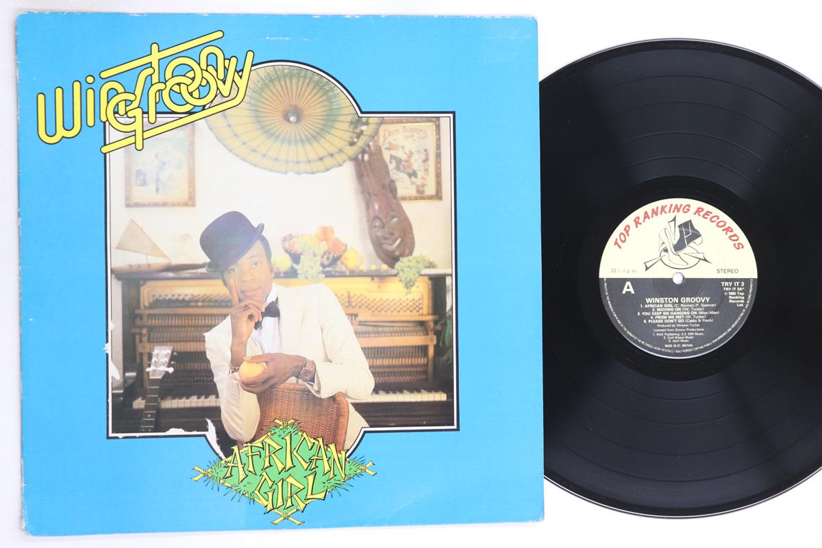 

LP Record WINSTON GROOVY - African Girl TRYIT3 TOP RANKING REC 1982 UK Reggae, Ska & Dub Used