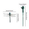 Solar Battery Powered Flying Dragonfly Fluttering for Patio Plants Landscape