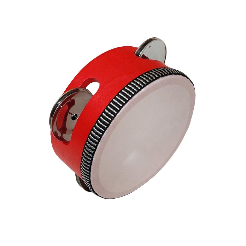 Tambourine, Orff Percussion, Children's Tambourine, Cultivating Children's Sense Of Music, Adding Fun To Children's Musical Instruments (red)