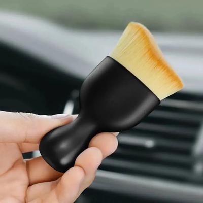 Lot de 2 brosses souples pour nettoyage de la poussière intérieure de voiture, outil de lavage de voiture, brosse de nettoyage pour clavier