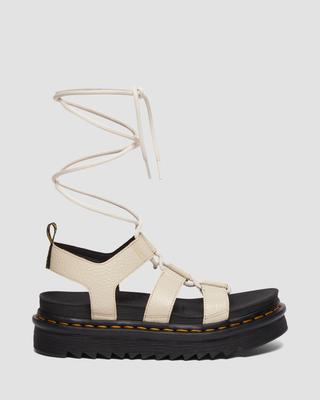 Sandals Beige Milled Nappa Nartilla