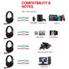 Dropshipping T-WOLF TF-800 4 In 1 Wired Gaming Luminous Keyboard Mouse Headset Set Gaming Headset Earphones Keyboard Combo