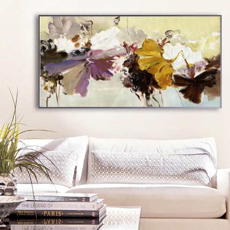Abstraktní květiny Obrazy na plátně Abstraktní Pop Art Plátno Plakáty a tisky Květiny Moderní obrazy do obývacího pokoje Cuadros pozadí