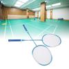 Badminton Set Iron Alloy Incrsed Ar Shock Absorption Lightweight Badminton Racket Set for Beginner Children Adults