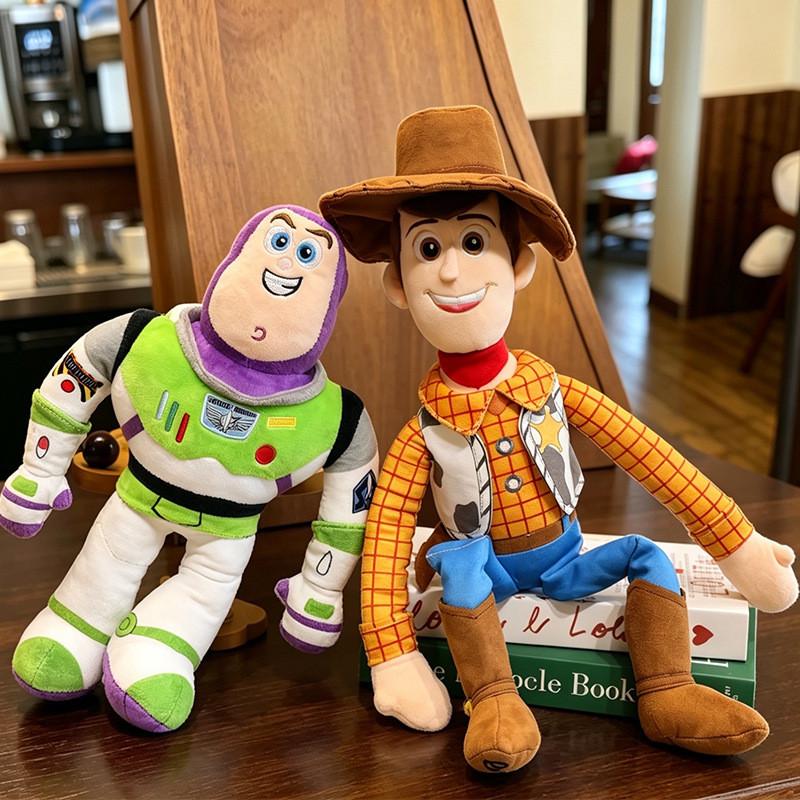 Toy Story Buzz Lightyear Woody Plush Doll With Soft Pp Cotton Filling For Kids Room Decor
