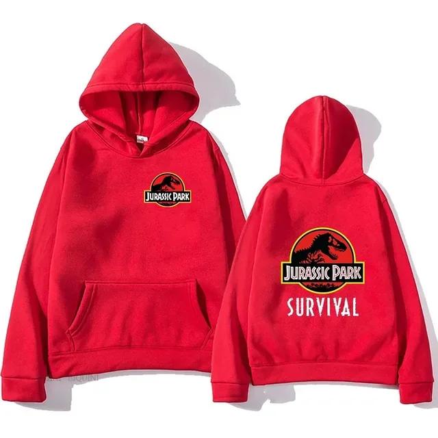 Men's Jurassic Park Printed Hoodies Pullover Casual Men Women Unisex Funny Tops Jurassic World Hoody Sweatshirts Cool Clothes