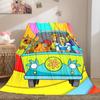 Halloween fantasy comedy adventure cartoon movie Scooby-Doo blanket soft home furnishing nap decoration four seasons warm Sherpa blanket U4